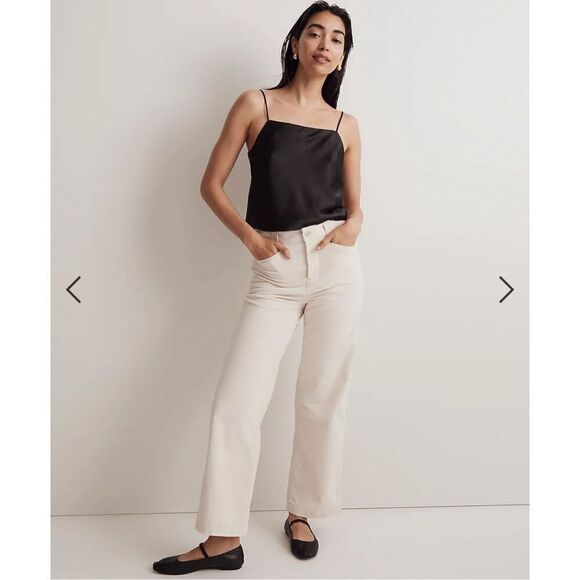 $138 Madewell  Tall Emmett 2.0 Wide-Leg Pants in Corduroy 33T m3 - Picture 1 of 8